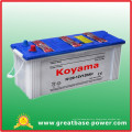 N120-120ah 12V Dry Charged Battery